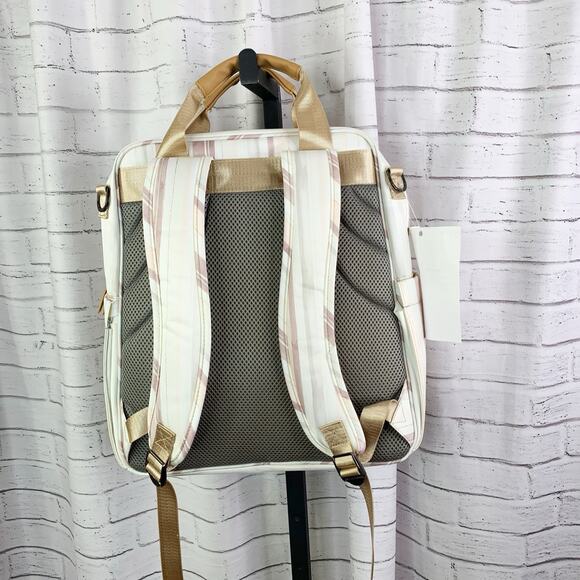 NWT JuJuBe Nature Babe Diaper Bag Backpack Watercolor Stripe main image 5